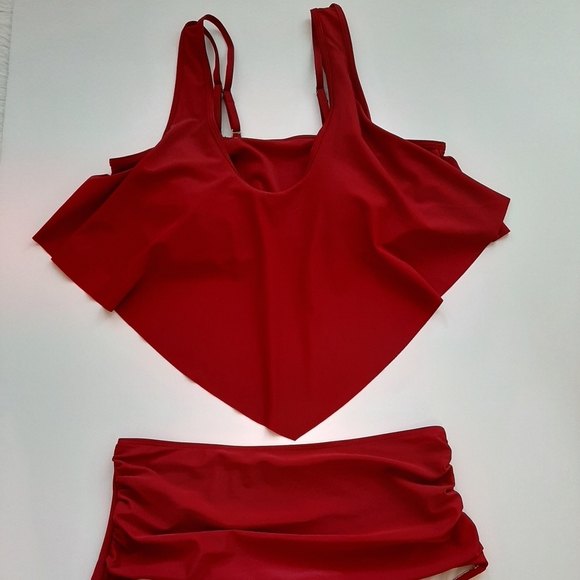 Tummy Control Swimsuit Shapewear Swimwear Bikini Bathing Suits, Sz 6-12 - Picture 5 of 8